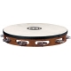 TAMBOURIN MEINL BOIS AVEC PEAU BRUN