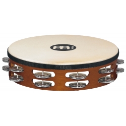 TAMBOURIN MEINL BOIS AVEC PEAU BRUN