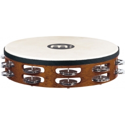 TAMBOURIN MEINL BOIS AVEC PEAU BRUN