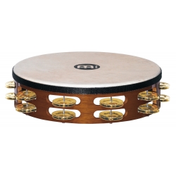 TAMBOURIN MEINL BOIS AVEC PEAU BRUN