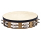 TAMBOURIN MEINL BOIS AVEC PEAU BRUN NOYE