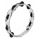 TAMBOURIN MEINL BOIS MARBRE NOIR/BLANC