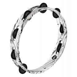 TAMBOURIN MEINL BOIS MARBRE NOIR/BLANC