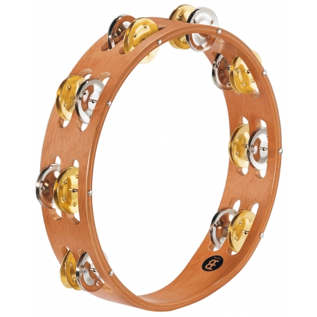 TAMBOURIN MEINL BOIS NATUREL 2R CYMB N/L