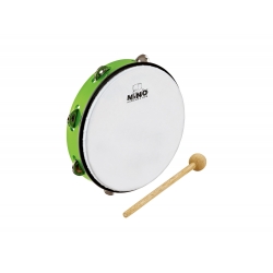 TAMBOURIN NINO ABS 8" + CYMB. VERT