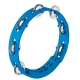 TAMBOURIN NINO ABS 8"/1 RANG BLEU
