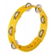 TAMBOURIN NINO ABS 8"/1 RANG JAUNE
