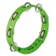 TAMBOURIN NINO ABS 8"/1 RANG VERT