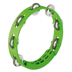 TAMBOURIN NINO ABS 8"/1 RANG VERT