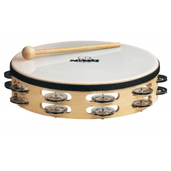 TAMBOURIN NINO BOIS 10"/2 RANG