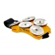 TAMBOURIN PIED AVEC CYMBALETTES ORTEGA