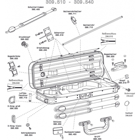 GEWA Etui Violon Liuteria Maestro
