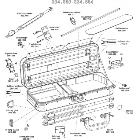 GEWA MADE IN GERMANY Etui Alto Strato Super Light Weight