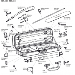 GEWA Etui Violon Liuteria Atlanta
