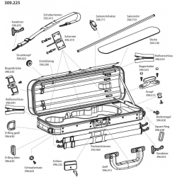 GEWA Etui Violon Liuteria Concerto