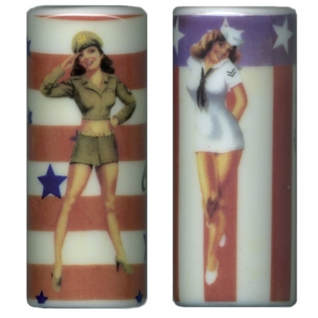 CLAYTON Bottlenecks / slides Porcelaine American Hottie