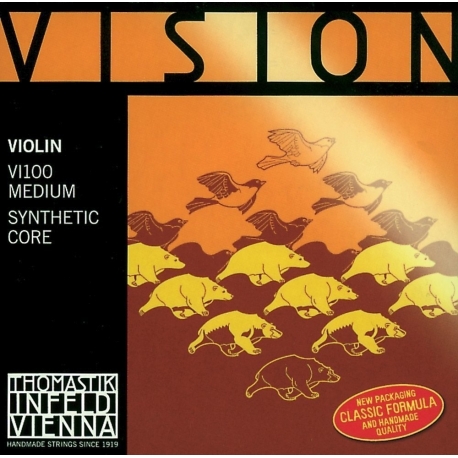 THOMASTIK-INFELD Cordes Violon Vision Noyau synthétique