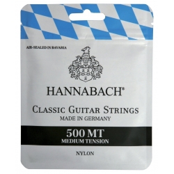 HANNABACH Cordes guitare classique Serie 500 Medium Tension