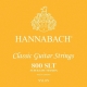 HANNABACH Cordes guitare classique Serie 800 Super Low Tension Argentée