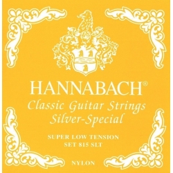 HANNABACH Cordes guitare classique Serie 815 Super Low Tension Silver Special