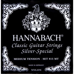 HANNABACH Cordes guitare classique Serie 815 Medium tension Silver Special