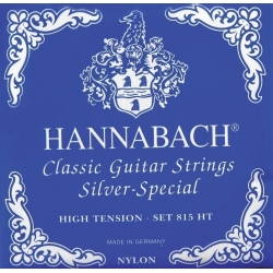 HANNABACH Cordes guitare classique Serie 815 Tension forte Silver Special