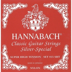 HANNABACH Cordes guitare classique Serie 815 Super High Tension Silver Special