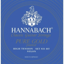 HANNABACH Cordes guitare classique Serie 825 Tension forte Special Gold