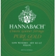 HANNABACH Cordes guitare classique Serie 825 Low tension Special Gold