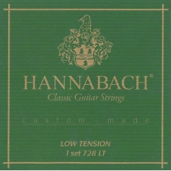 HANNABACH Cordes guitare classique Serie 728 Low Tension Custom Made