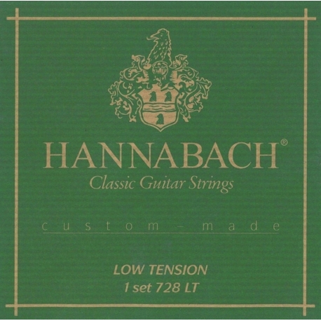 HANNABACH Cordes guitare classique Serie 728 Low Tension Custom Made