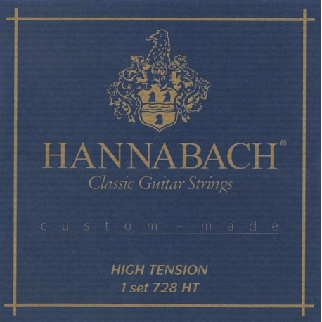 HANNABACH Cordes guitare classique Serie 728 High Tension Custom Made