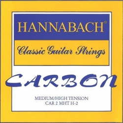 HANNABACH Cordes guitare classique CARBON Medium/High tension Aigue