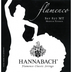 HANNABACH Cordes guitare classique Serie 827 Medium Tension Flamenco