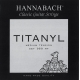 HANNABACH Cordes guitare classique Serie 950 Medium tension Titanyl