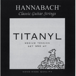HANNABACH Cordes guitare classique Serie 950 Medium tension Titanyl