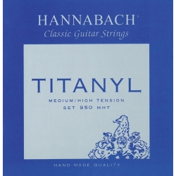 HANNABACH Cordes guitare classique Serie 950 Medium/High Tension Titanyl