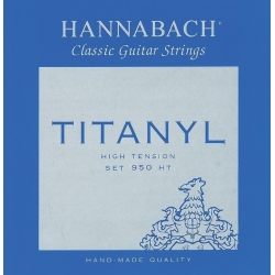 HANNABACH Cordes guitare classique Serie 950 Tension forte Titanyl