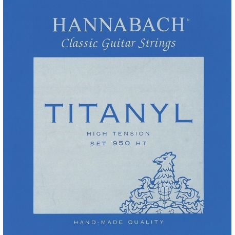 HANNABACH Cordes guitare classique Serie 950 Tension forte Titanyl
