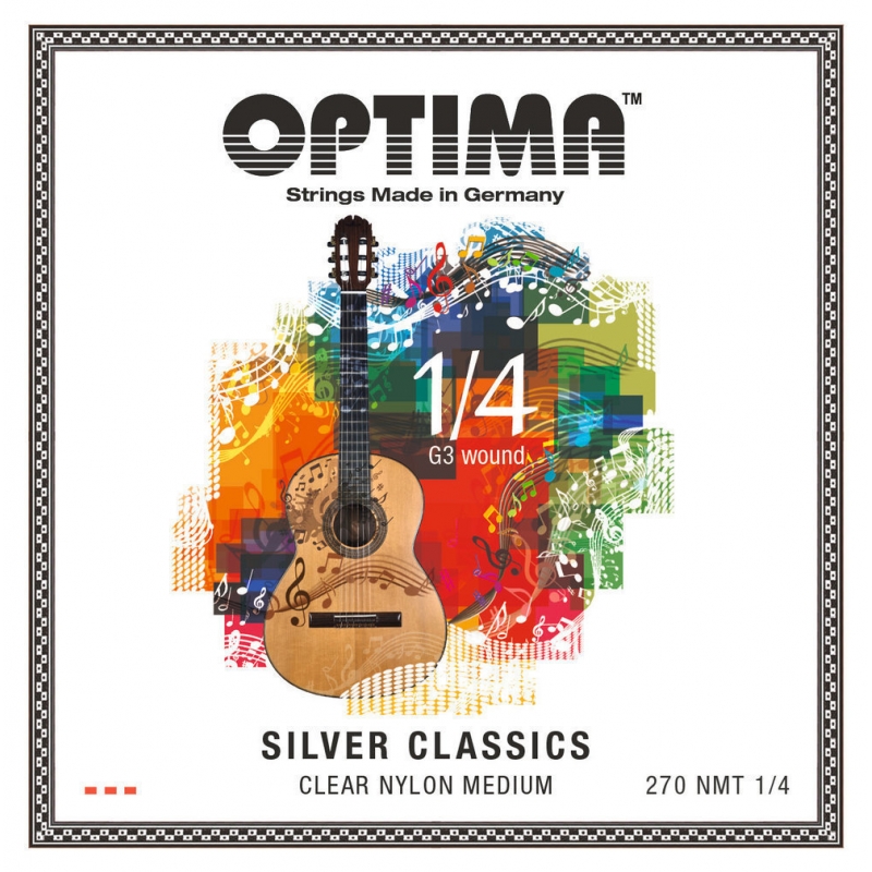 OPTIMA Cordes guitare classique SILVER CLASSICS Guitare Enfant - Musique N°1