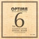 OPTIMA Cordes guitare classique No. 6 Special Silver, Argent spécial