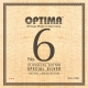 OPTIMA Cordes guitare classique No. 6 Special Silver, Argent spécial