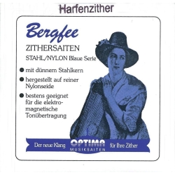 OPTIMA Cordes cithare Harpe/cithare résonance à air nylon bleu 1331
