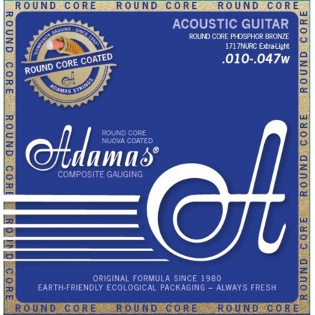ADAMAS Corde Guitare acoustique Nuova Phosphor Bronze coated Round Core