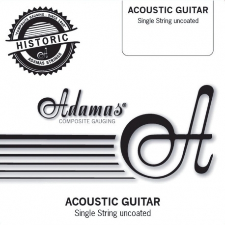 ADAMAS Corde Guitare acoustique Cordes nues à l'unité - acier plein, coated