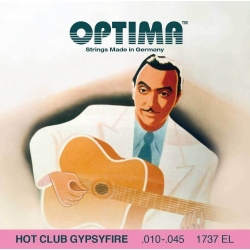 OPTIMA Corde Guitare acoustique Hot Club Gypsyfire argentée