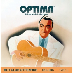 OPTIMA Corde Guitare acoustique Hot Club Gypsyfire argentée