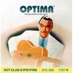 OPTIMA Corde Guitare acoustique Hot Club Gypsyfire argentée