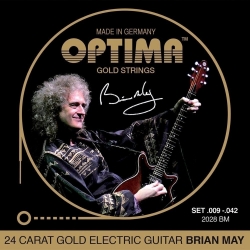 OPTIMA Corde guitare électrique Gold Strings Round Wound