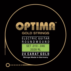 OPTIMA Corde guitare électrique Gold Strings Round Wound